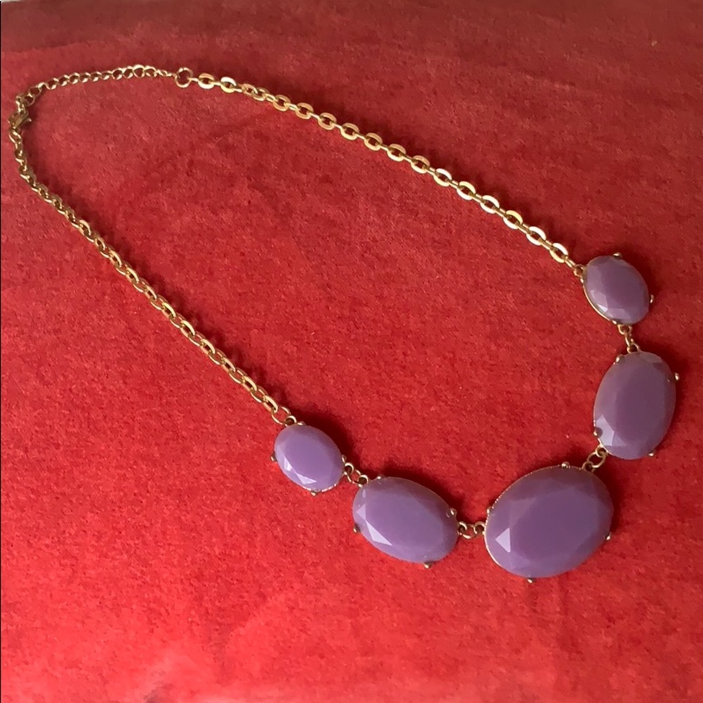 Purple and Gold Necklace